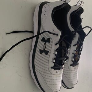 Under Armour White and Black Men's Training Sneakers